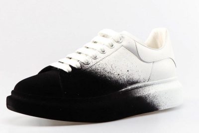 Alexander McQueen White Black degraded - AvaSneaker