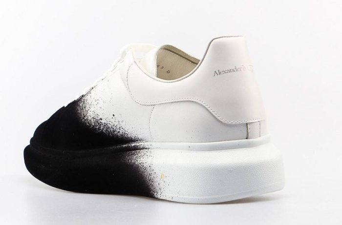 Alexander McQueen White Black degraded - AvaSneaker