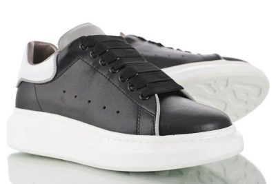 Alexander McQueen Black White Grey - AvaSneaker