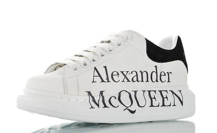 Alexander McQueen White with Logo - AvaSneaker