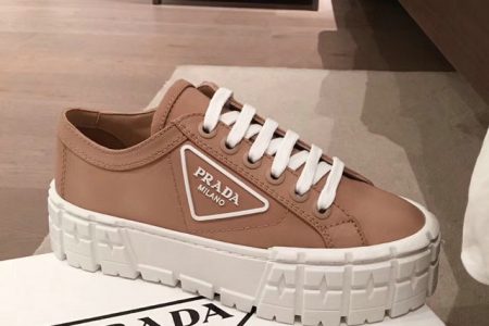 Nylon gabardine sneakers