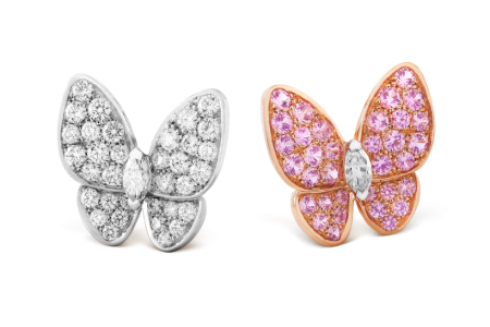 Two Butterfly earrings