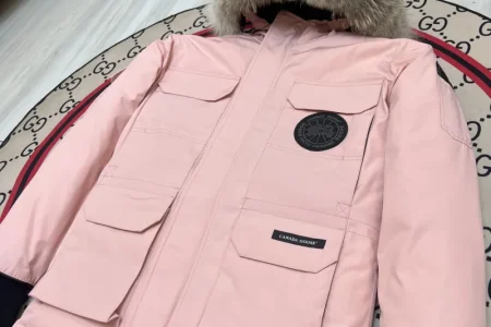 Canada Goose Down Jacket Baby Pink