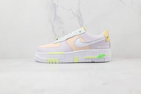 Nike Air Force 1 white orange purple