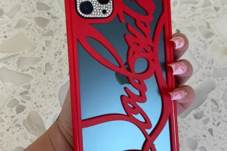 Red Cut Outs iPhone Case