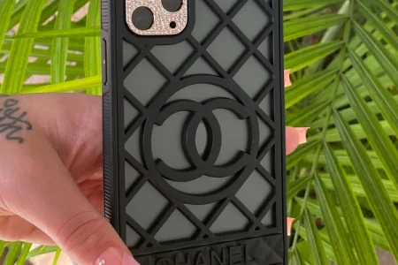 CC Black Cut Outs iPhone Case