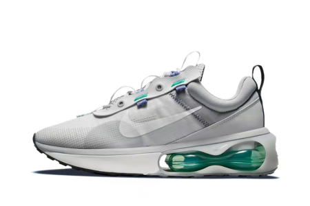 NIKE AIR MAX Grey green background