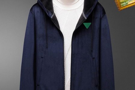 Bottega Veneta Jacket Navi Blue