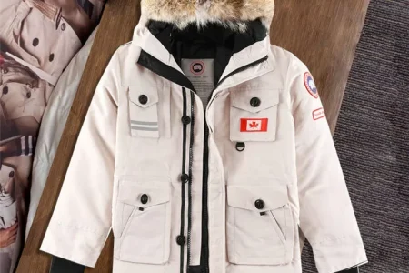 Canada Goose Down Jacket White And Cream