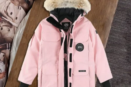 Canada Goose Down Jacket Baby Pink