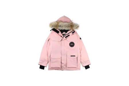 Canada Goose Down Jacket Baby Pink