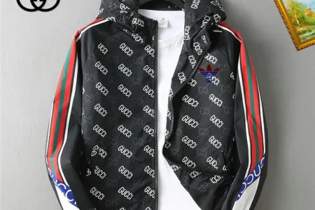 GG Jacket Black White