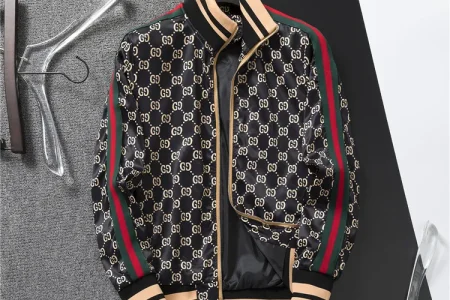 GG Jacket Black Beige