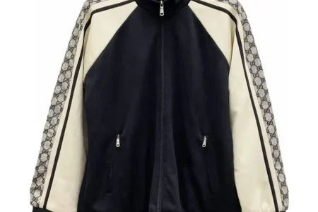 GG Jacket Black White