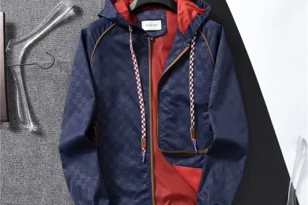 GG Jacket Navy Blue Red