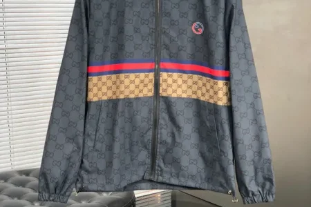 GG Jacket Gray Print