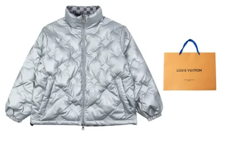 LV Down Jacket Gray