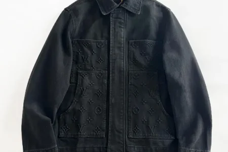 LV Denim Jacket Black