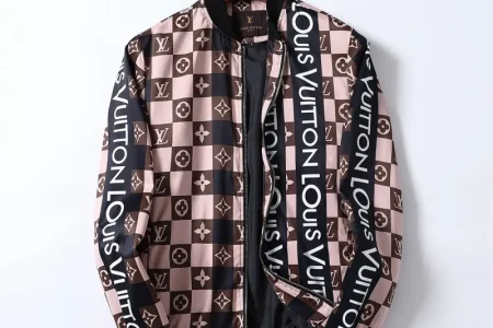 LV Jacket Beige And Black