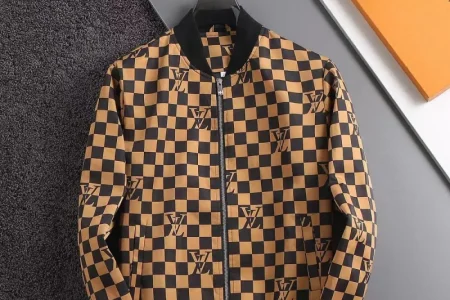 LV Jacket Brown And Black