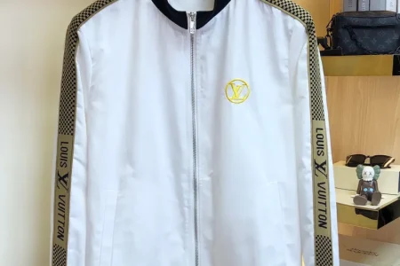 LV Jacket White And Black