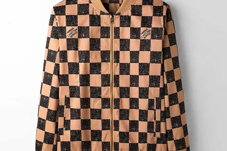 LV Jacket Beige And Black