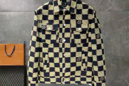 LV Jacket Beige And Black