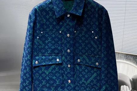 LV Denim Jacket Blue