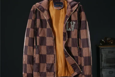 LV Jacket Maroon