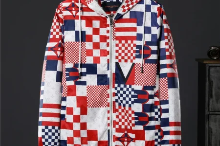 LV Jacket Red Print