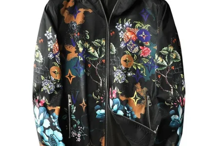 LV Jacket Black Print