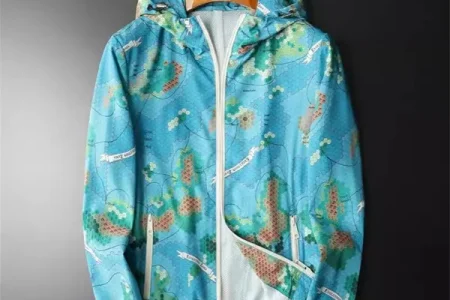 LV Jacket Cyan