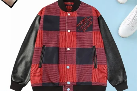 LV Jacket Red And Black