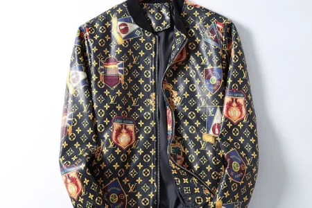 LV Jacket Black And Yellow