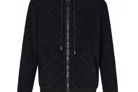 LV Zip Sweater Black