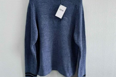 Dior x Stone Island Sweater Navy Blue