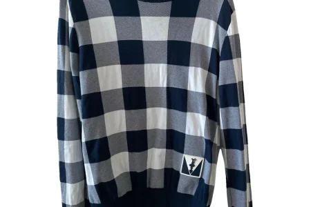 LV Sweater White And Black