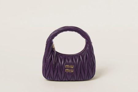 Miu Miu Wander Hobo Bag Violet