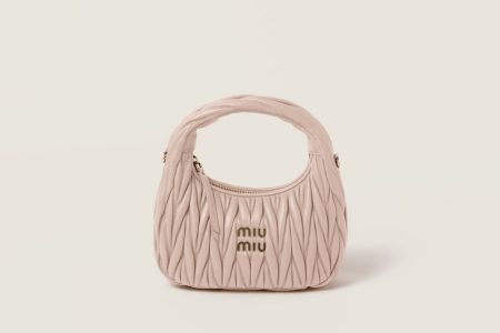 Miu Miu Wander Hobo Bag Powder Pink