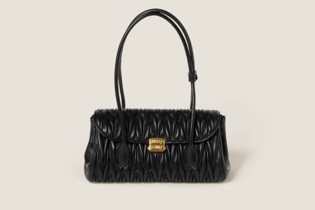 Miu Miu Matelasse Nappa Leather Shoulder Bag