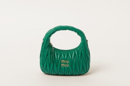 Miu Miu Wander Hobo Bag Green