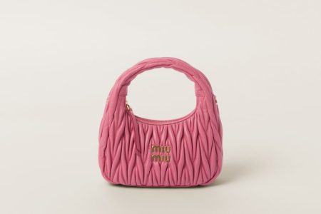 Miu Miu Wander Hobo Bag Begonia  Pink