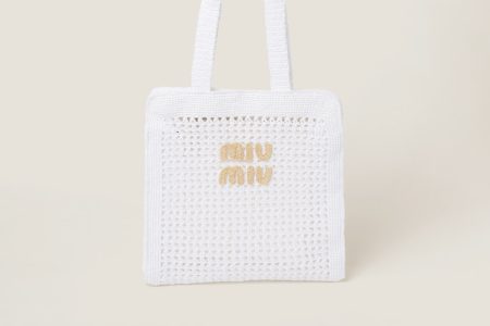 Miu Miu Tote Bag White