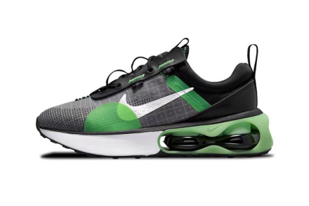 NIKE AIR MAX Black grey green background